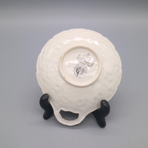 Belleek Bone China Butter PlateIrish Belleek Butter Dish, 3rd Black Mark, Third - Picture 3 of 6